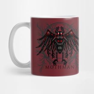 Mothman Cryptozoology West Virginia Cryptid Art Mug